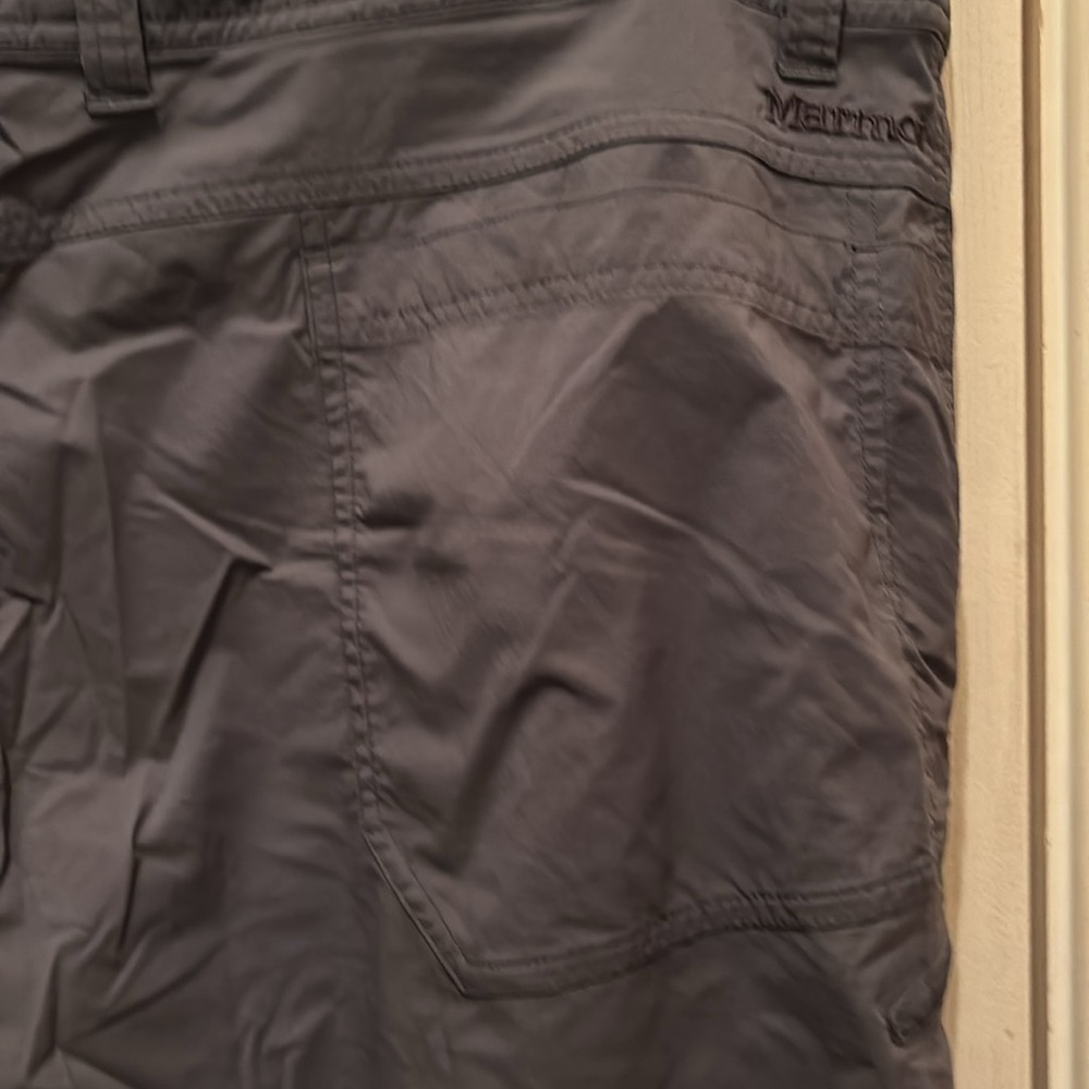 Men’s Marmot Gray Lightweight Outdoor Hiking Pants, Excellent Cond., 40W, 30L - Picture 5 of 7
